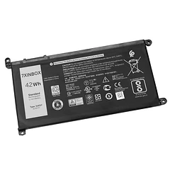 Batería de Repuesto 51KD7 para Dell Chromebook 11 3180 3189 5190 Latitude 12 5285 7390 - 7XINbox