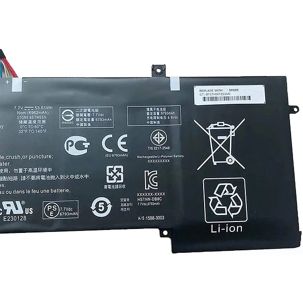 Batería de Repuesto AB06XL para HP Envy 13 2017 13-AD000 13-AD019TU 13-AD023TU 13-AD110TU 13-AD078TU Series 3