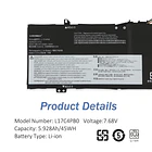 Batería de Repuesto L17C4PB0 para Lenovo Flex 6-14ARR 6-14IKB IdeaPad 530S-14IKB 530S-15IKB Yoga 530-14ARR 530-14IKB - LUSONBAY 4