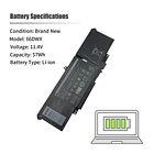 Batería de Repuesto 66DWX,WW8N8 para Dell Latitude 7340 7350 7440 7450 7640 7650 Series Notebook - INTIFO 3