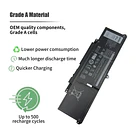 Batería de Repuesto 66DWX,WW8N8 para Dell Latitude 7340 7350 7440 7450 7640 7650 Series Notebook - INTIFO 4