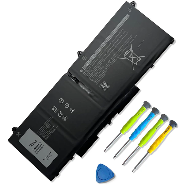 Batería de Repuesto FK0VR para Dell Latitude 5330 7330 7430 7530 Latitude 5330 2-in-1/7330 2-in-1/7430 - ASODI 1
