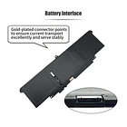 Batería de Repuesto 66DWX,WW8N8 para Dell Latitude 7340 7350 7440 7450 7640 7650 Series Notebook - INTIFO 5