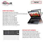 Batería de Repuesto PA5214U-1BRS para Dell Inspiron 3510 3511 3515 5310 5410 5415 5418 5510 4