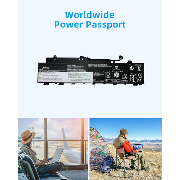 Batería de Repuesto GK5KY para Lenovo for IdeaPad 5-14ALC05 5-14ARE05 5-14ITL05 Series L19C3PF3 SB10W86954 5B10W86957 6