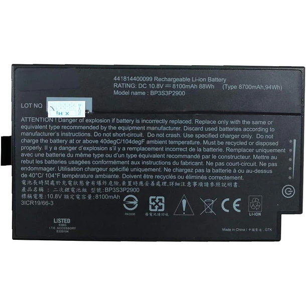 Batería de Repuesto para Getac B300 B300X Series - Fernmyuc 1