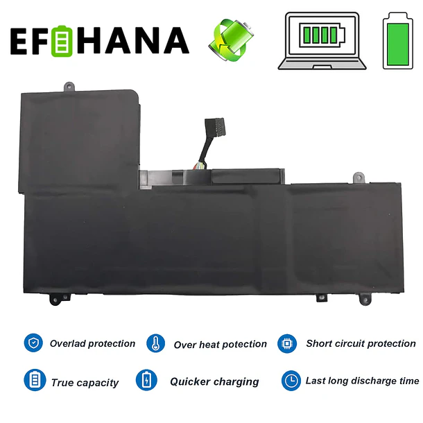 Batería de Repuesto L15L4PC2 para Ideapad Yoga 710-14IKB 710-14ISK 710-15IKB 710-15ISK Series Notebook 5B10K90802 5B10K90778 - EFOHANA 6