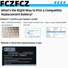 Batería de Repuesto L22M4PF5 para Lenovo Slim Pro 9-16IRP8 / Yoga Pro 9-16IRP8 / IdeaPad - FCZFCZ