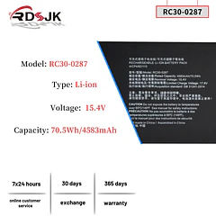 Batería de Repuesto MB06XL para Razer Blade Pro 17 2019 i7-9750H 2020 i7-10875H RZ09-0287 RZ09-02876