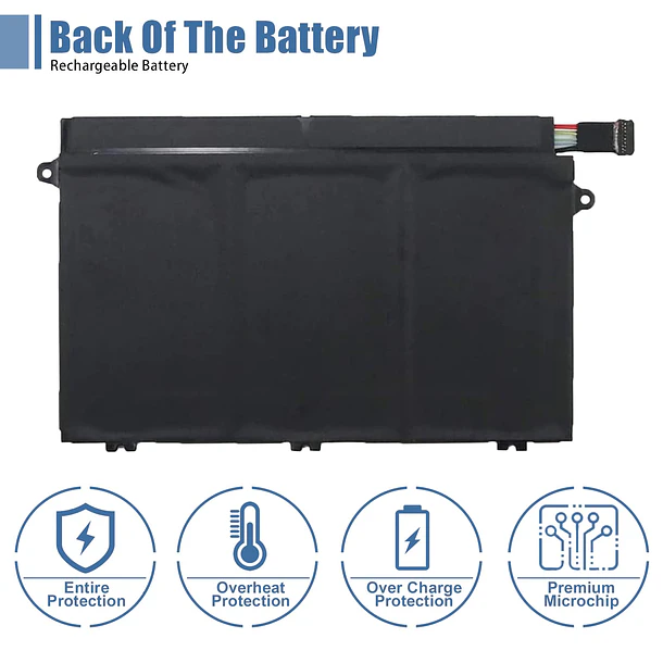 Batería de Repuesto L17C3P51 para Lenovo ThinkPad E14 E15 E480 E485 E495 E580 E585 E490 - VANPIR 4