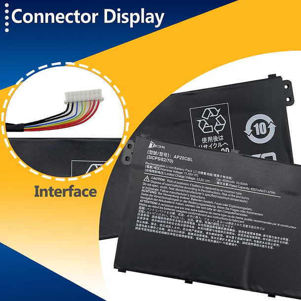 Batería de Repuesto JPFMR para Acer Aspire 5 A515-46-R14K A515-45G A515-45 Aspire Vero 15 AV15-51 - TAVZENL 3