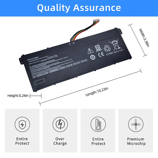Batería de Repuesto AP19B8M para Acer Swift 3 SF314-59 SF314-51 SF514-55 TravelMate P4 TMP414-51 P614-52 4