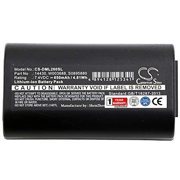 Batería de Repuesto CS-DML260SL-2 para 3M PL200 DYMO 260P 280 LabelManager 260 260P 280 LabelManager - XSPLENDOR XPS 1