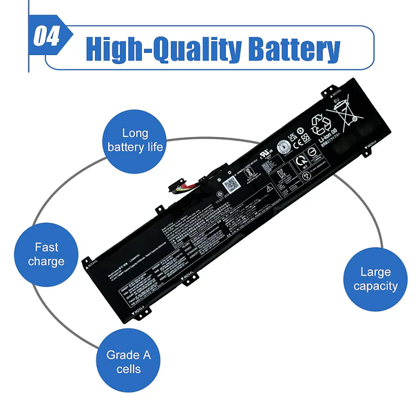 Batería de Repuesto L23M4PK5 para Lenovo Legion 5i(16 Gen 9) / Y7000P IRX9 2024 / - Dentsing 5