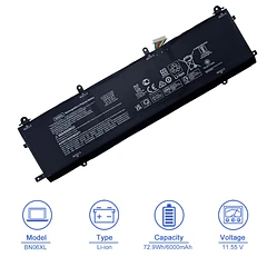 Batería de Repuesto BN06XL para HP Spectre X360 15-EB0XXX 15-EB1043DX 15-EB0043DX 15-EB0025TX 15-EB0035TX 15-EB0053TX 15T-EB000 - JOTACT