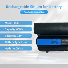Batería de Repuesto NP03XL para Dell Latitude E6220 6230 E6320 6320 E6230 E6330 6330 E6430s(11.1V - HBFVG RFJMW