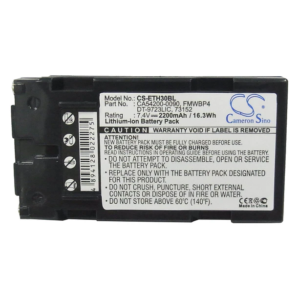 Batería de Repuesto CS-ETH30BL para Fujitsu Stylistic 500 NP-500H NP-510 VM-NP500H FMWBP4(2) FMWBP4 V68537 NP-500 - DCH 5