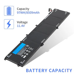Batería de Repuesto 6GTPY para Dell XPS 15 9550 9560 9570 7590 Inspiron 15 7500 - KingSener