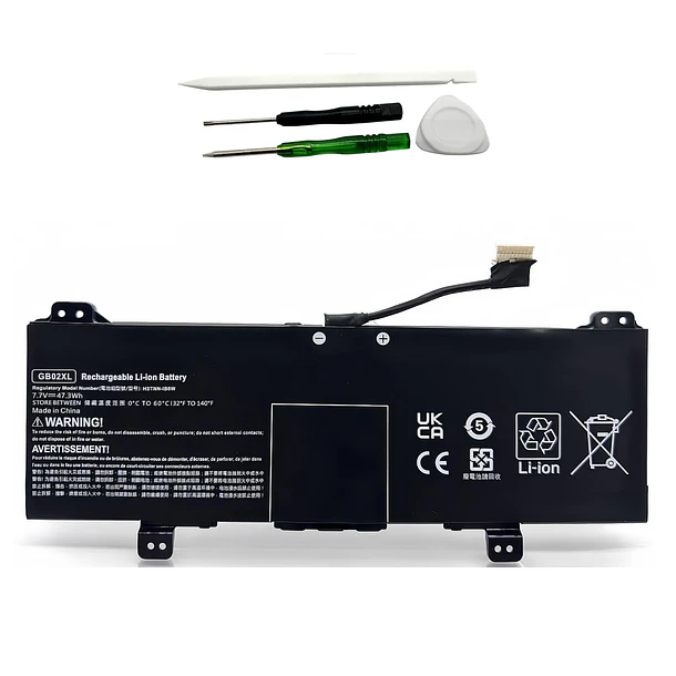 Batería de Repuesto GB02XL para diversos equipos compatibles según modelo GB02XL - Aluo 1