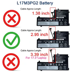 Batería de Repuesto L17M3PG2 para diversos equipos compatibles según modelo L17M3PG2 - EPYOBW