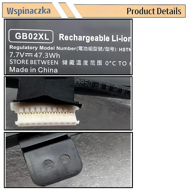 Batería de Repuesto GB02XL para diversos equipos compatibles según modelo GB02XL - Aluo 5