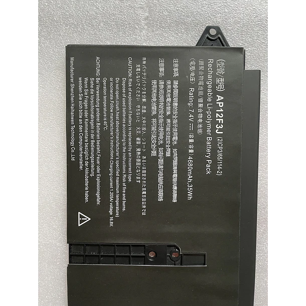 Batería de Repuesto AP12F3J para Acer Aspire 13.3