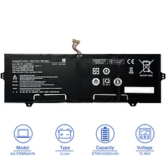 Batería de Repuesto AA-PBMN4VN para Samsung Galaxy Book Pro 360 15 15.6" NP950QED NP950XDB NP950QDB-KB1US - JOTACT