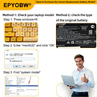 Batería de Repuesto SD06XL para diversos equipos compatibles según modelo SD06XL - EPYOBW 2