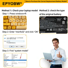 Batería de Repuesto SD06XL para diversos equipos compatibles según modelo SD06XL - EPYOBW