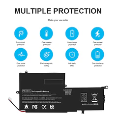 Batería de Repuesto PK03XL para HP Spectre X360 13-4003DX 13-4002DX 13-4103DX 13-4101DX 13-4102DX 13-4116DX 13-4193DX
