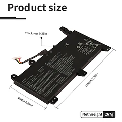 Batería de Repuesto C41N1731-2 para Asus ROG Strix Scar/Hero II G712 G732 G731 GL504GW GL504GS - LUSONBAY