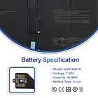 Batería de Repuesto G3HTA057H para Microsoft Surface Laptop 3 13 Core i5-1035G7 2