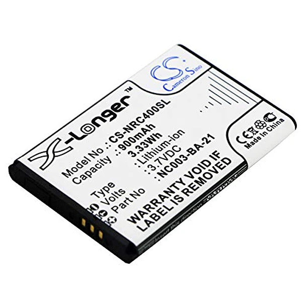 Batería de Repuesto CS-NRC400SL para Nolan B4 RCS Kits NC003-BA-21 (3.7V) - Enyuly 1