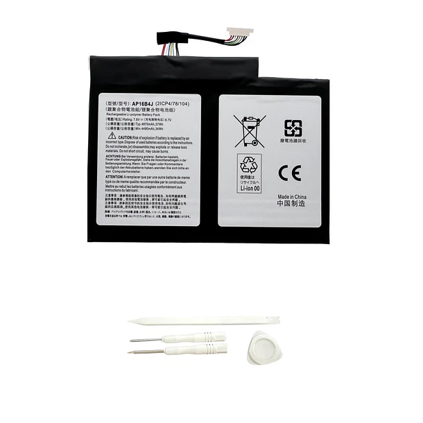 Batería de Repuesto AP16B4J para Acer Aspire Switch Alpha 12 SA5-271 SA5-271P SA5-271-39N9 70EQ 356H - ENHONGFENG 1
