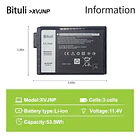 Batería de Repuesto C31N1636 para Dell Latitude 5430 Rugged Latitude 7330 Rugged Series Notebook P148G - Bituli XVJNP 2