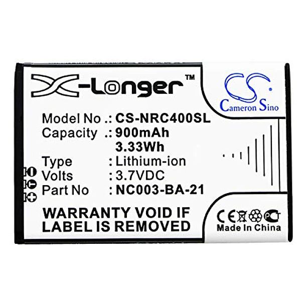 Batería de Repuesto CS-NRC400SL para Nolan B4 RCS Kits NC003-BA-21 (3.7V) - Enyuly 3