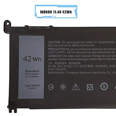 Batería de Repuesto WDXOR para Dell Inspiron 15 5565 5567 5568 5578 7560 7570 7579 - LIXIEKE