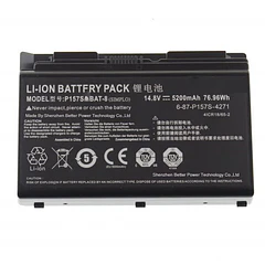 Batería de Repuesto P157SMBAT-8 para Clevo Hasee K780E K780G-i7 Terransforce P177 P157SM P177SM-A - YXXM
