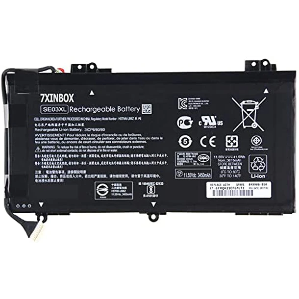 Batería de Repuesto SE03XL para HP Pavilion PC 14 14-AL000 14-AL003TU 14-AL001ng 14-AL003ng 14-AL004ng 14-AL005ng