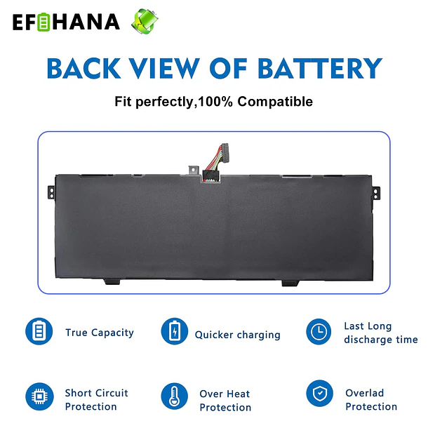 Batería de Repuesto L22M4PF6 para Lenovo Slim Pro 9-14IRP8 83BV / Yoga Pro 9-14IRP8 83BU - EFOHANA 6