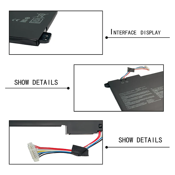 Batería de Repuesto BP02XL para ASUS VivoBook 14 E410MA L410MA E410KA E510MA E510KA F414MA L510MA 5