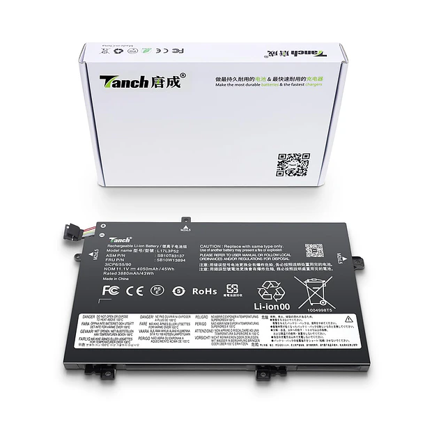 Batería de Repuesto L17L3P52 para Lenovo Thinkpad E590 L580 E595 L590 E490 E495 L480 E485 - Tanch 1