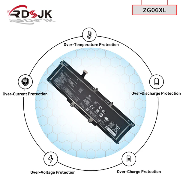 Batería de Repuesto ZG06XL para HP ZBook Studio G5 X360 G5 2ZC63EA 5CN15PA ZC62EA Elitebook - RDSJ 6