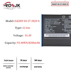 Batería de Repuesto DJ1J0 para Intel QC7 Adata XPG Xenia 15 Schenker XMG Fusion 15 - RDSJ 2