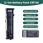 Batería de Repuesto X9FTM para Dell Precision 7770 7670 7680 7780 Series Notebook RCVVT 965V4 2
