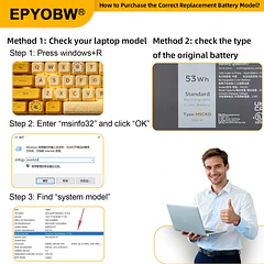 Batería de Repuesto H5CKD para diversos equipos compatibles según modelo H5CKD - EPYOBW