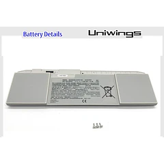 Batería de Repuesto VGP-BPS30 para Sony Vaio SVT11 SVT13 T11 T13 SVT131 SVT1312 SVT131A11T SVT13117ECS - Uniwings