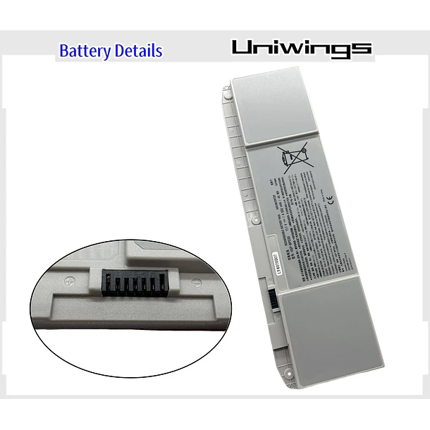 Batería de Repuesto VGP-BPS30 para Sony Vaio SVT11 SVT13 T11 T13 SVT131 SVT1312 SVT131A11T SVT13117ECS - Uniwings 5
