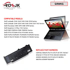 Batería de Repuesto GRWKG para Dell Latitude 3340 3440 3450 3540 3550 5340 5350 5440 - GRWKG 3