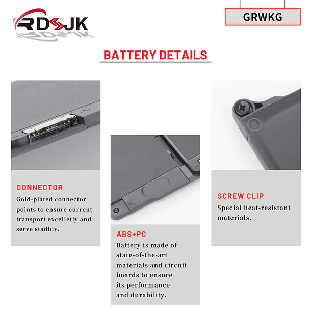 Batería de Repuesto GRWKG para Dell Latitude 3340 3440 3450 3540 3550 5340 5350 5440 - GRWKG 5